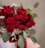 Love in a Box: Red Mini Roses and Roses