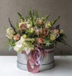 Blushing Meadow: Roses & Seasonal Flowers
