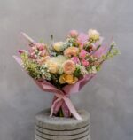 Sweet Wishes: Pink Roses & Seasonal Flowers